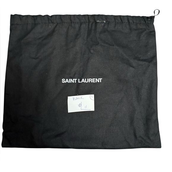 Saint Laurent Black Drawstring Pouch - Picture 1 of 1
